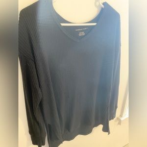 American eagle black long sleeve shirt